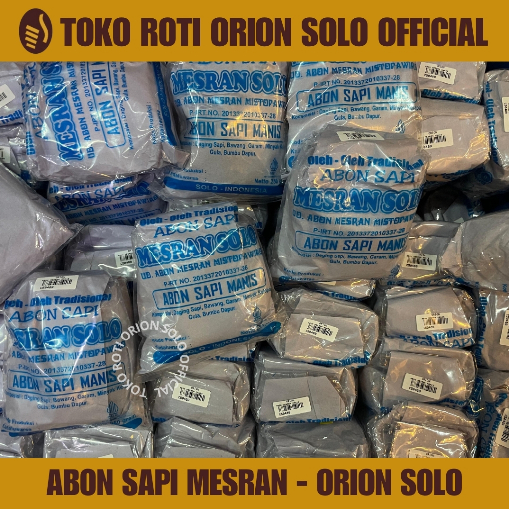 

Abon Sapi Mesran - Orion Solo