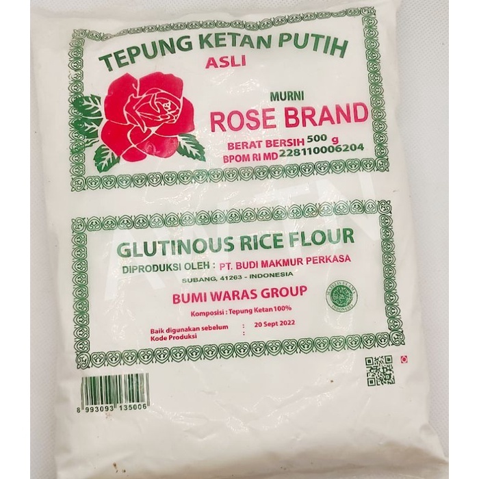 

Tepung ketan putih rose brand