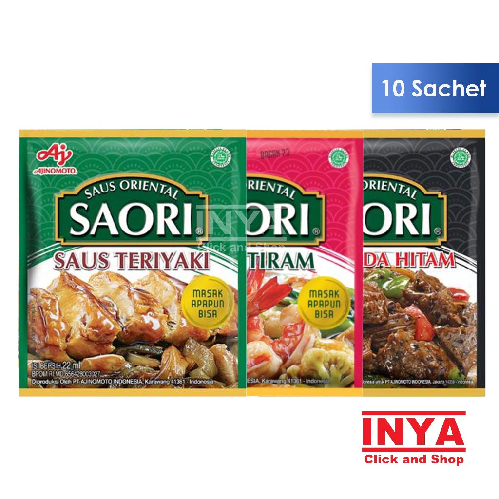 

Saori Saus Tiram Renceng isi 10 - Oriental Sauce - Bumbu Masak