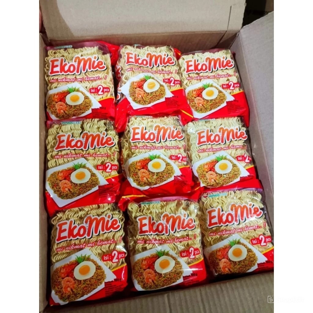 

Ekomie mie kering 100gr [ 1 KARTON ] 36PCS