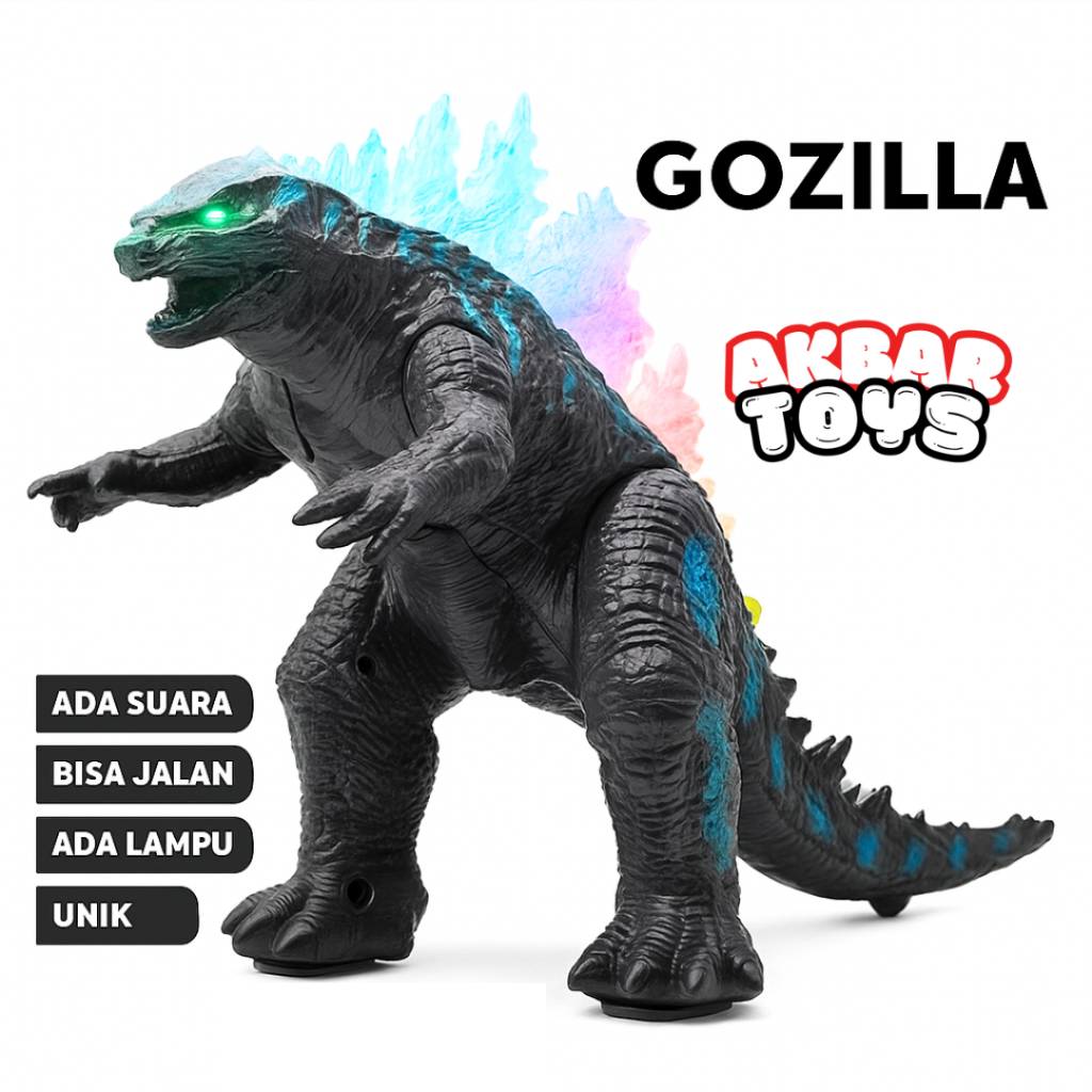 Mainan Dinosaurus Godzilla Bisa Berjalan