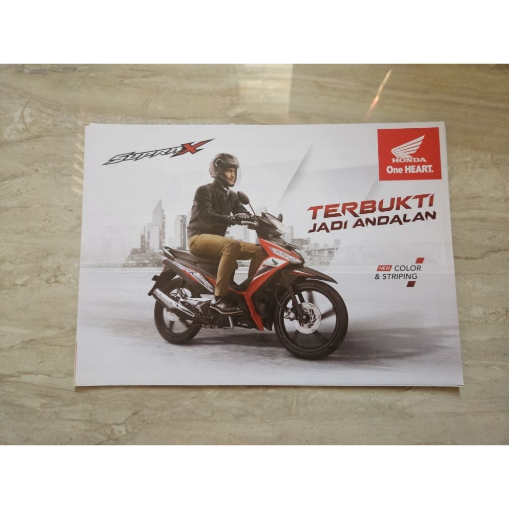 brosur katalog motor honda supra x 125 2019 leaflet