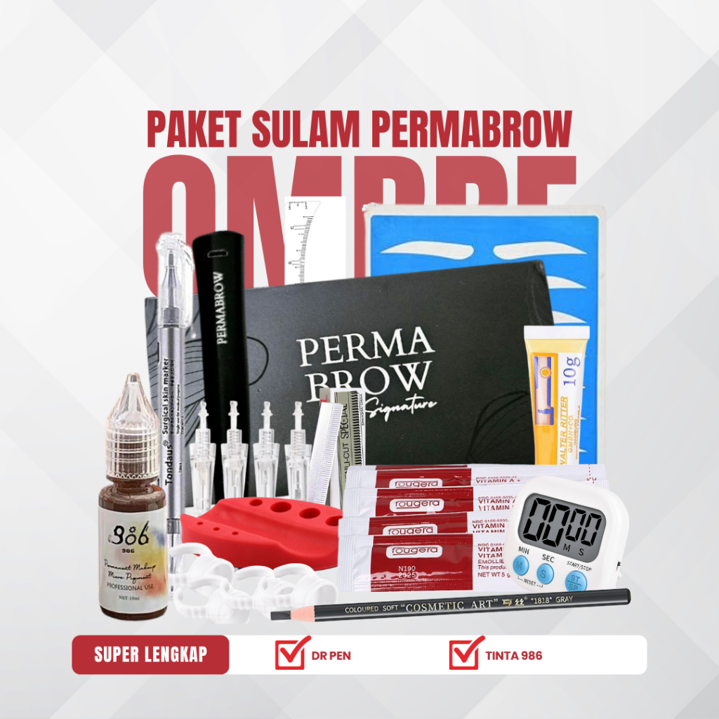 Paket Sulam Alis include alat Dr Pen 1 lengkap