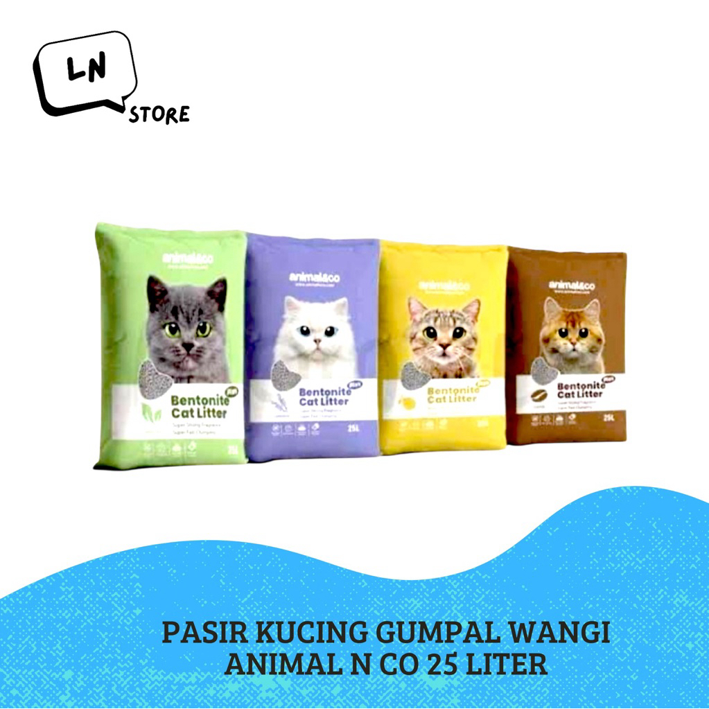 Pasir Kucing Gumpal Wangi 25 Liter