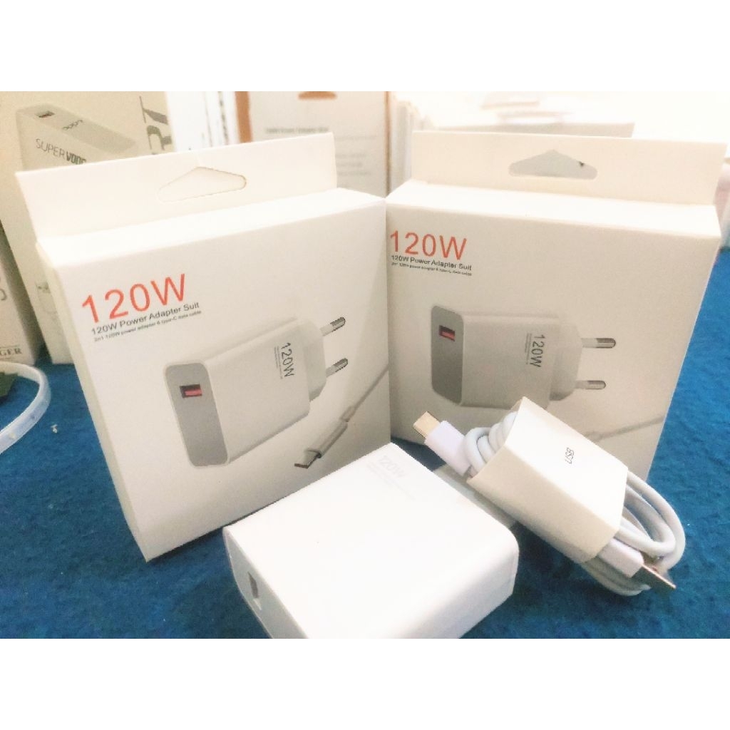 CHARGER CASAN XIAOMI TYPE C 120WATT TURBO CHARGER