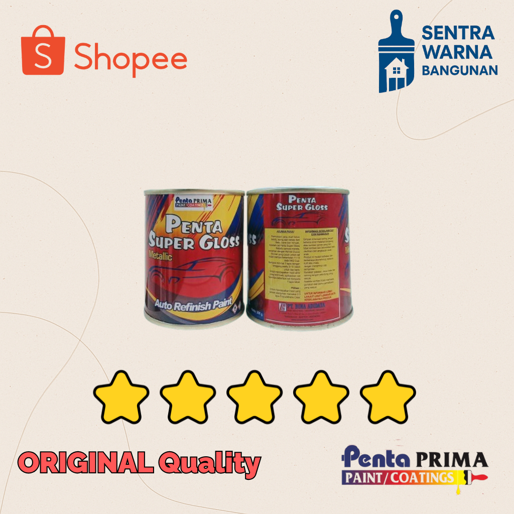 Cat Duco Metallic Penta Super Gloss Metalic Special / Cat Duco Hijau Metalic I 200cc