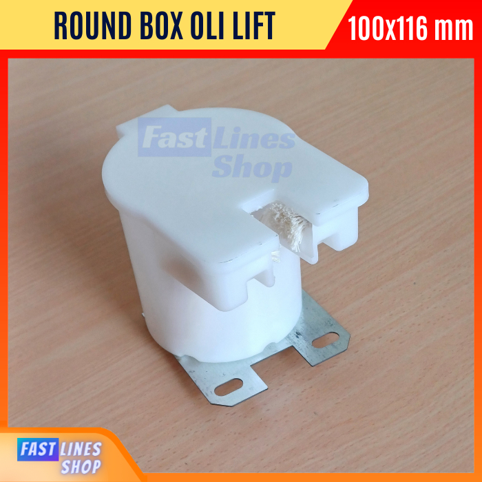 Box Oli Lift Elevator Bulat / Elevator Round Box Oil Can Lift