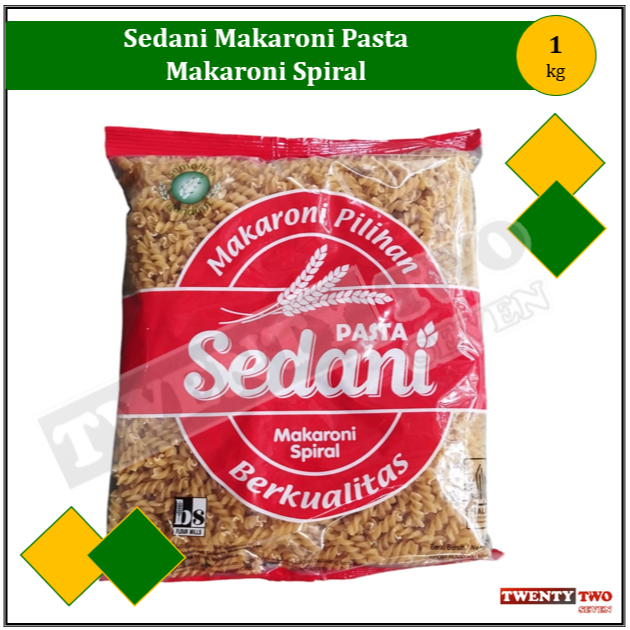 

[6 X]Sedani Makaroni Spiral 1 kg