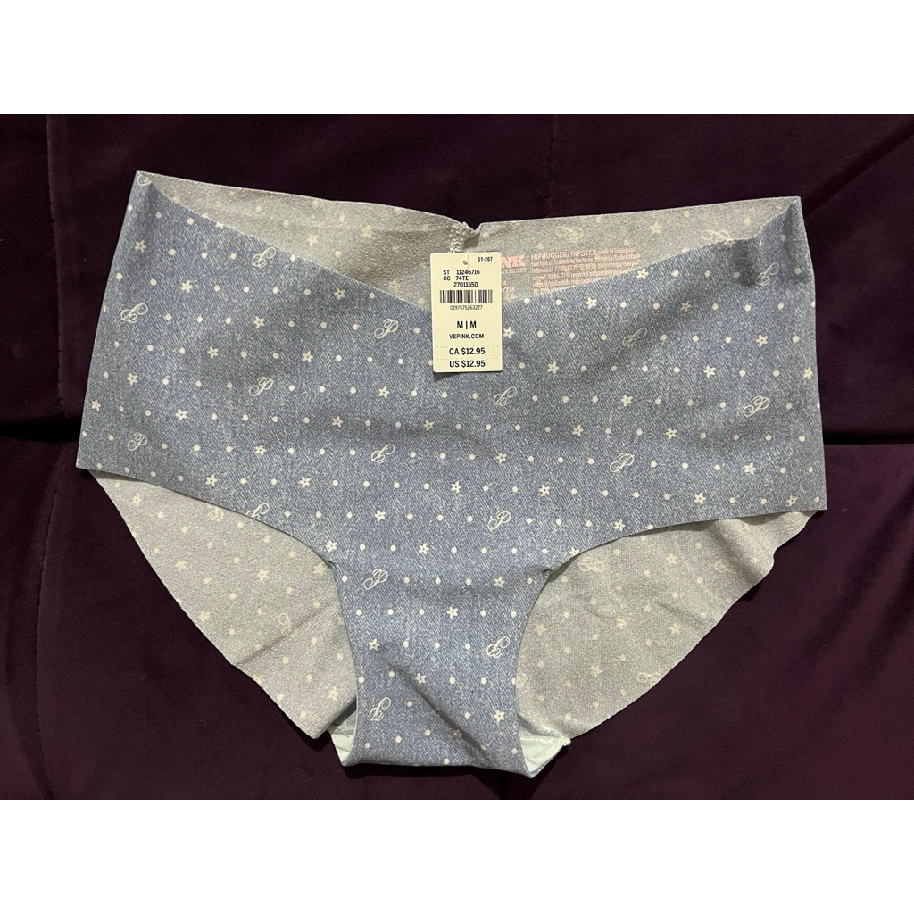 Victoria Secret Seamless Panty BIRU DENIM