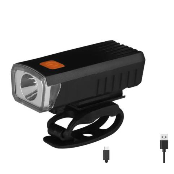 LAMPU DEPAN SEPEDA LED RECHARGEABLE USB - SENTER SEPEDA CAS WATERPROOF | cunvalla