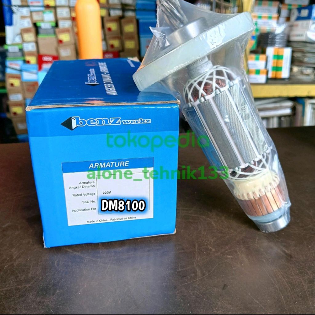 ARMATURE DM8100 ANGKER 8100 FISCH FOR MESIN BOBOK JACK HAMMER FISCH DM8100