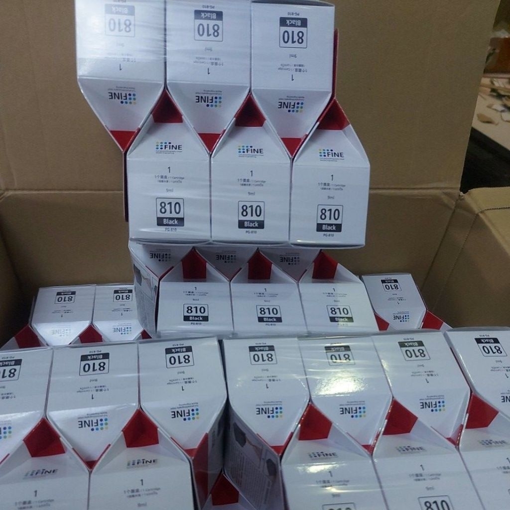 TINTA CANON 810 BLACK BARU ORIGINAL SERI PRINTER  iP2770, iP2772, MP237,  MP245, MP258,  MP268, MP27