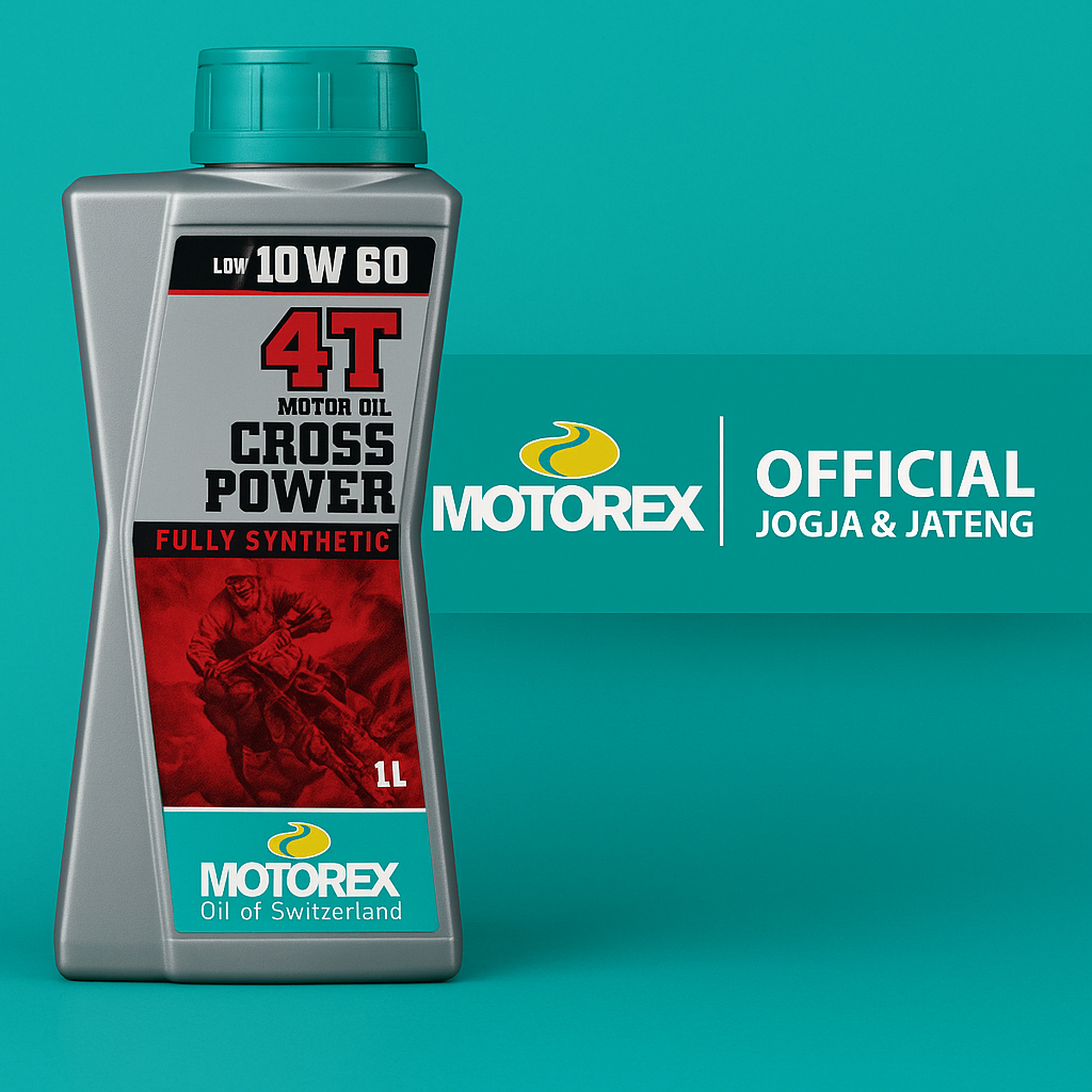 MOTOREX Cross Power 4T Fully Synthetic 1L Oli mesin Motorex / Oil Motorex