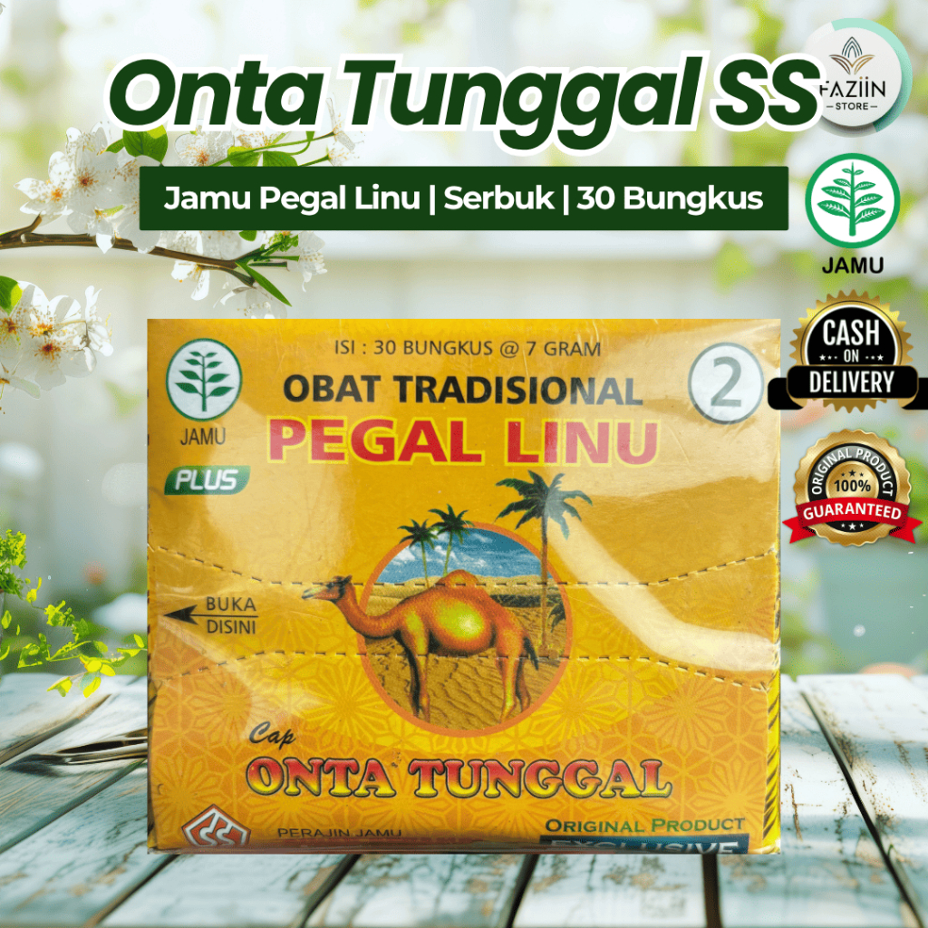 

Onta Tunggal SS Jamu Herbal Serbuk Tradisional Untuk Kesehatan Pria dan Wanita