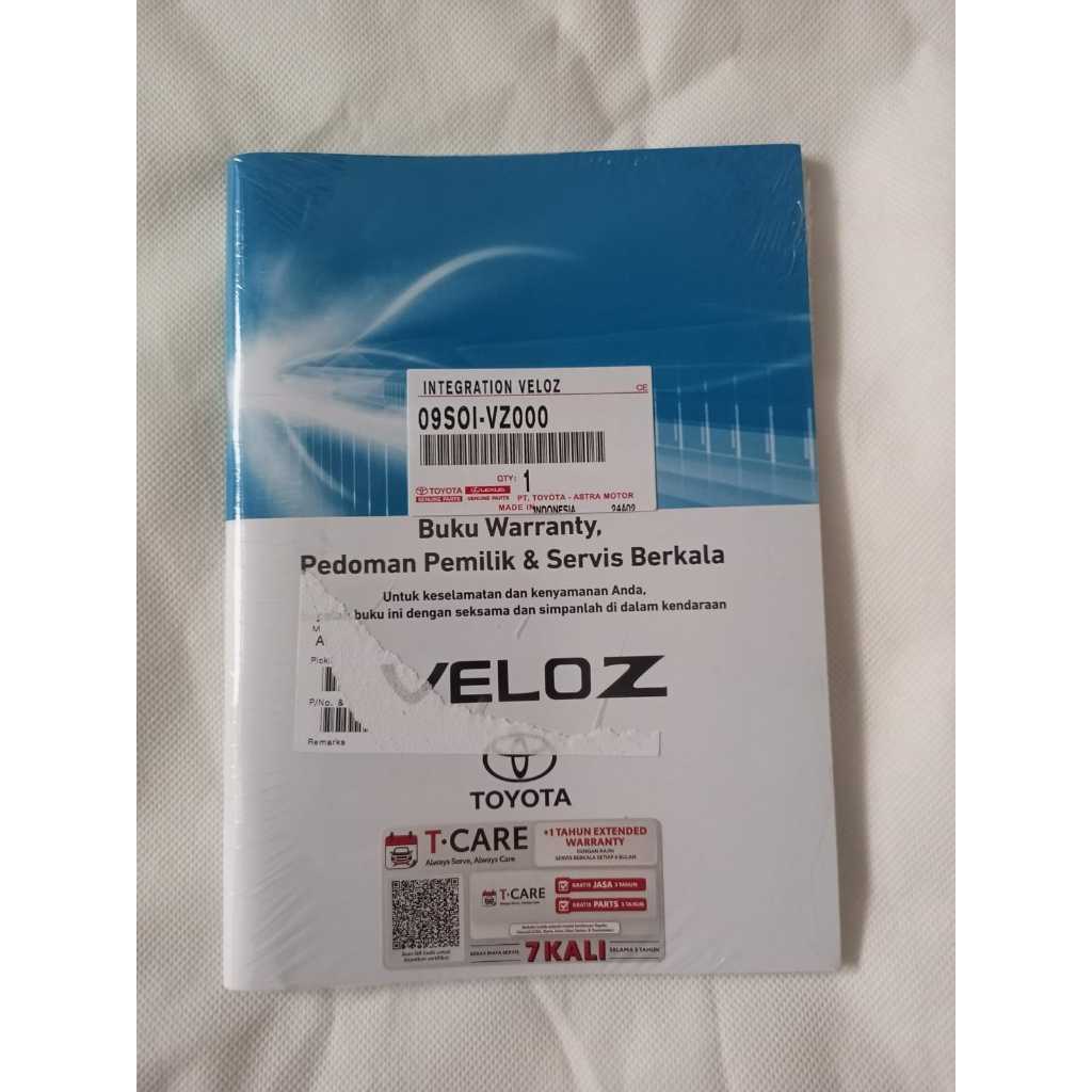 Buku Manual Pedoman Pemilik Integration Book New Avanza Veloz Original
