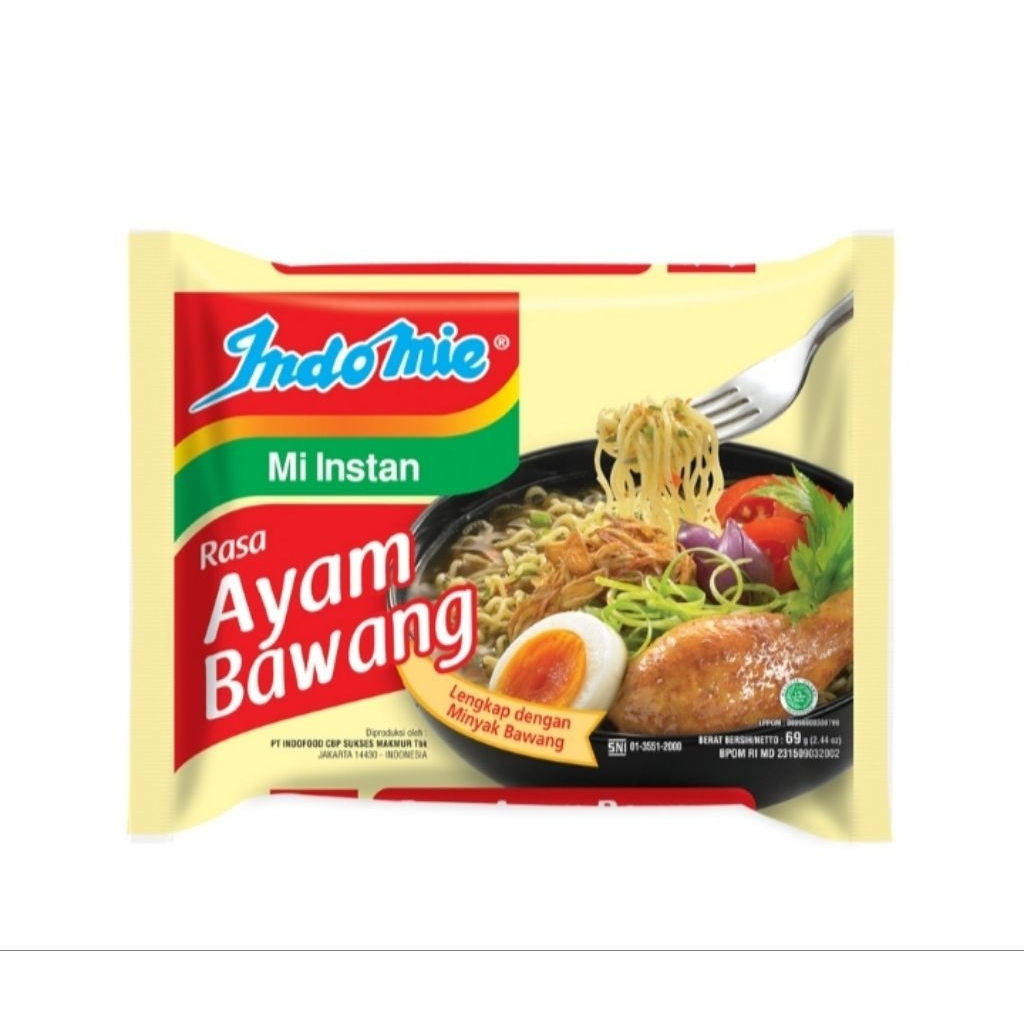 

Indomie Mi Instan Ayam Bawang 69 g