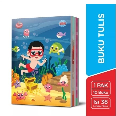 

Buku Tulis Sidu isi 38 lembar per pack (10 buku)