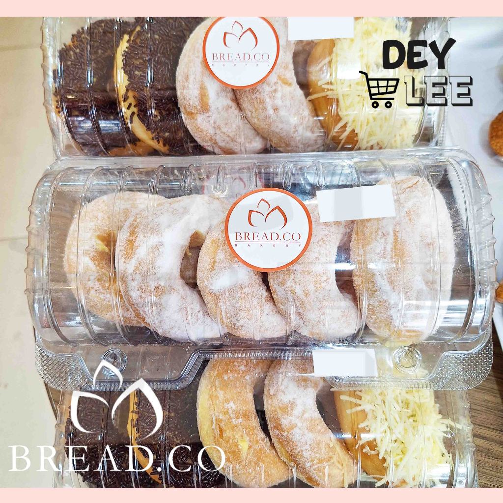 

BREADCO Donat Family Aneka Rasa per pack isi 5 pcs Cemilan Fresh Halal Bandung
