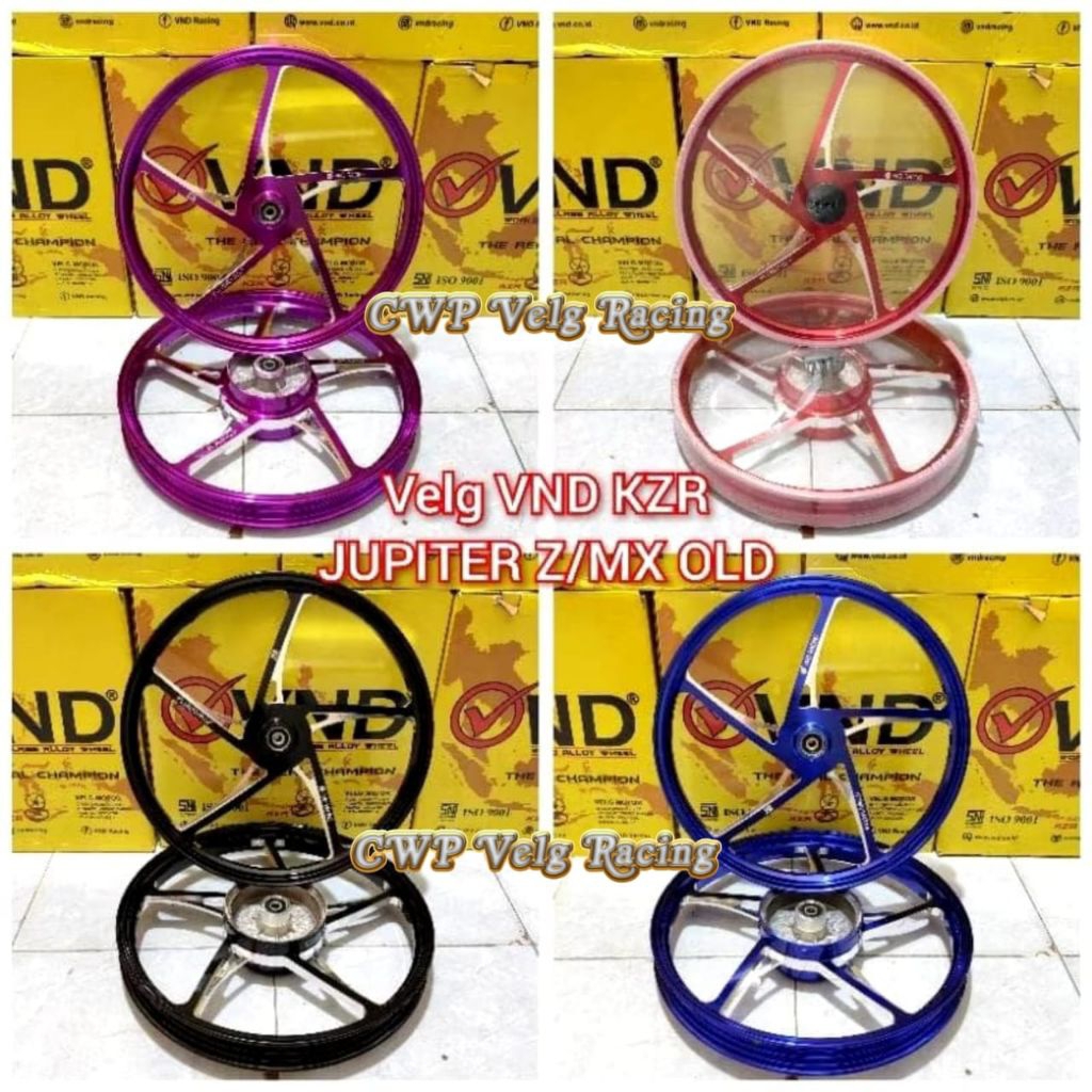 Velg VND Jupiter Z Z1 F1zr jupiter Mx Old Vega ZR VND KZR Jupiter Z ukuran 140/160x17 ring 17