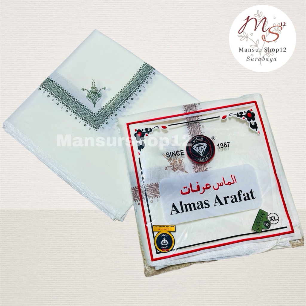 TAMPIL MODIS !! Sorban Almas Jaguard BW Cream Persegi Batik Warna TAMPIL MODIS !!