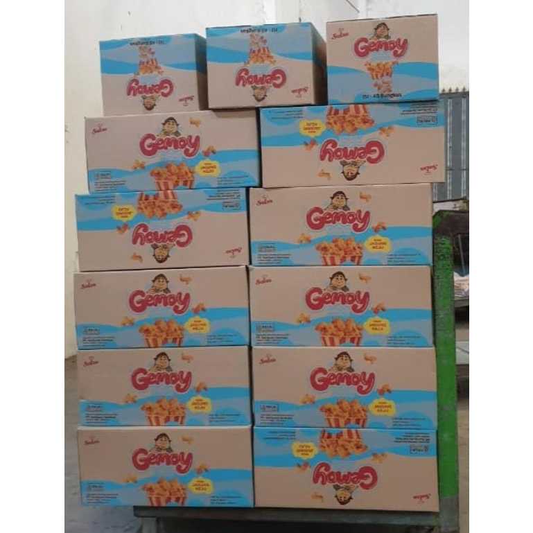 

Ciki Gemoy 1 dus 40 pcs / Gemoy Berondong Jagung Keju Manis / Gemoy Snack Pop Corn Manis