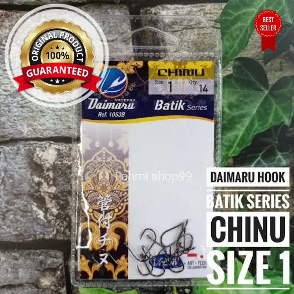 KAIL DAIMARU BATIK CHINU TYPE 1053B UKURAN (1) BESAR 1 BUNGKUS ISI 14PCS PRODUK ORIGINAL