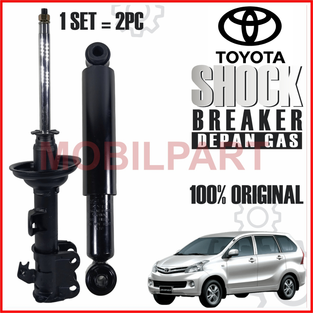 Shockbreaker Depan Belakang Gas Toyota Original – Avanza New (2012 - 2015)