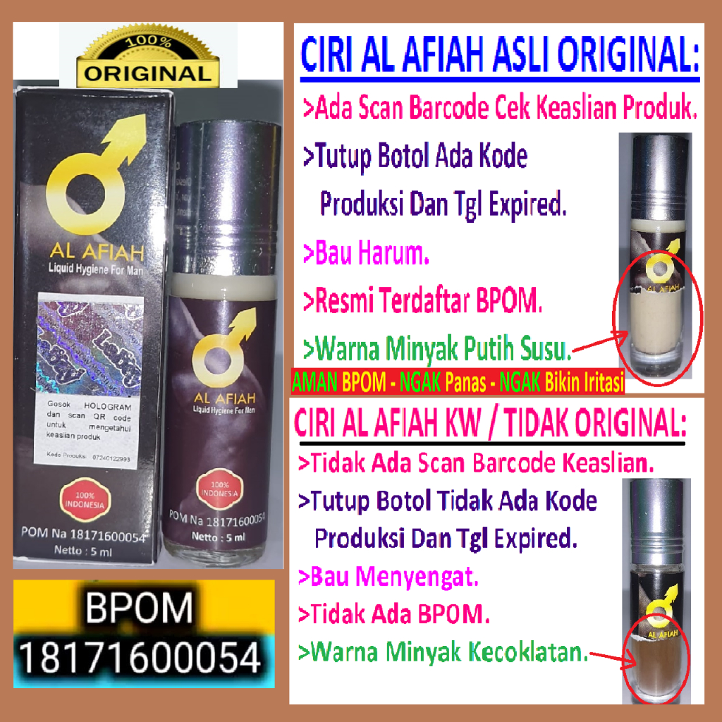 Obatkuat Peria Al Afiah Liquid Hygiene For Man Asli Premium Madu Super Tonik Ghassan2203