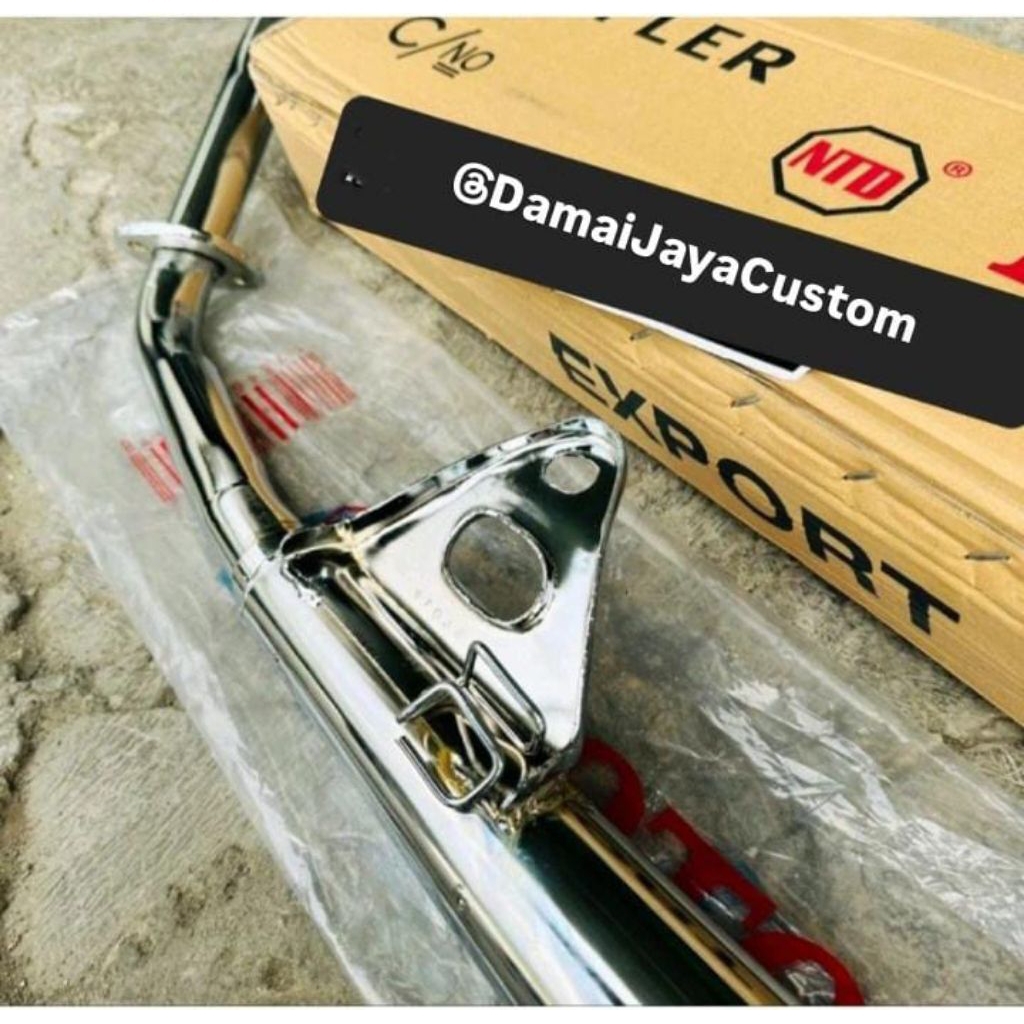 Knalpot Honda GLPro GL Original Merk NTD Bagus