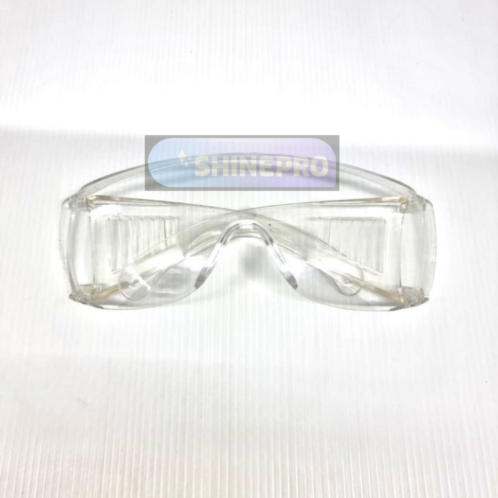 Safety Goggles Kacamata Plastik Pelindung Debu Cairan transparan