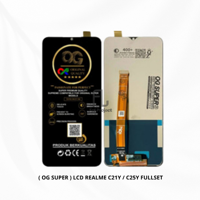 LCD REALME C21Y/C25Y ORIGINAL OG SUPER GARANSI / LCD REALME C21Y OG