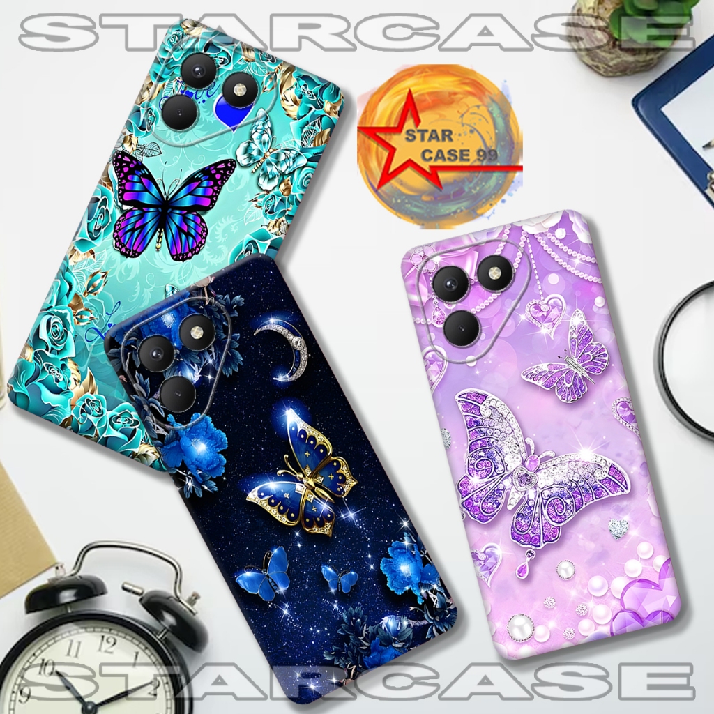 Softcase karet tecno pova 7 4g/S11/Motif cewek/casing tecno pova 7 4g/case hp tecno pova 7 4g