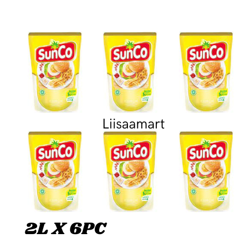 

Minyak Sunco 2 Liter Promo - 1 Dus Isi 6 Pouch Wong Dieng