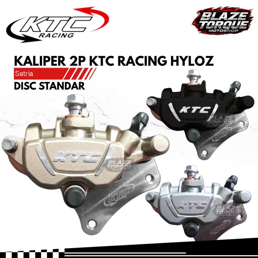 Kaliper 2P 2 Piston Ktc Racing Hyloz Disc Standard Satria Original KTC