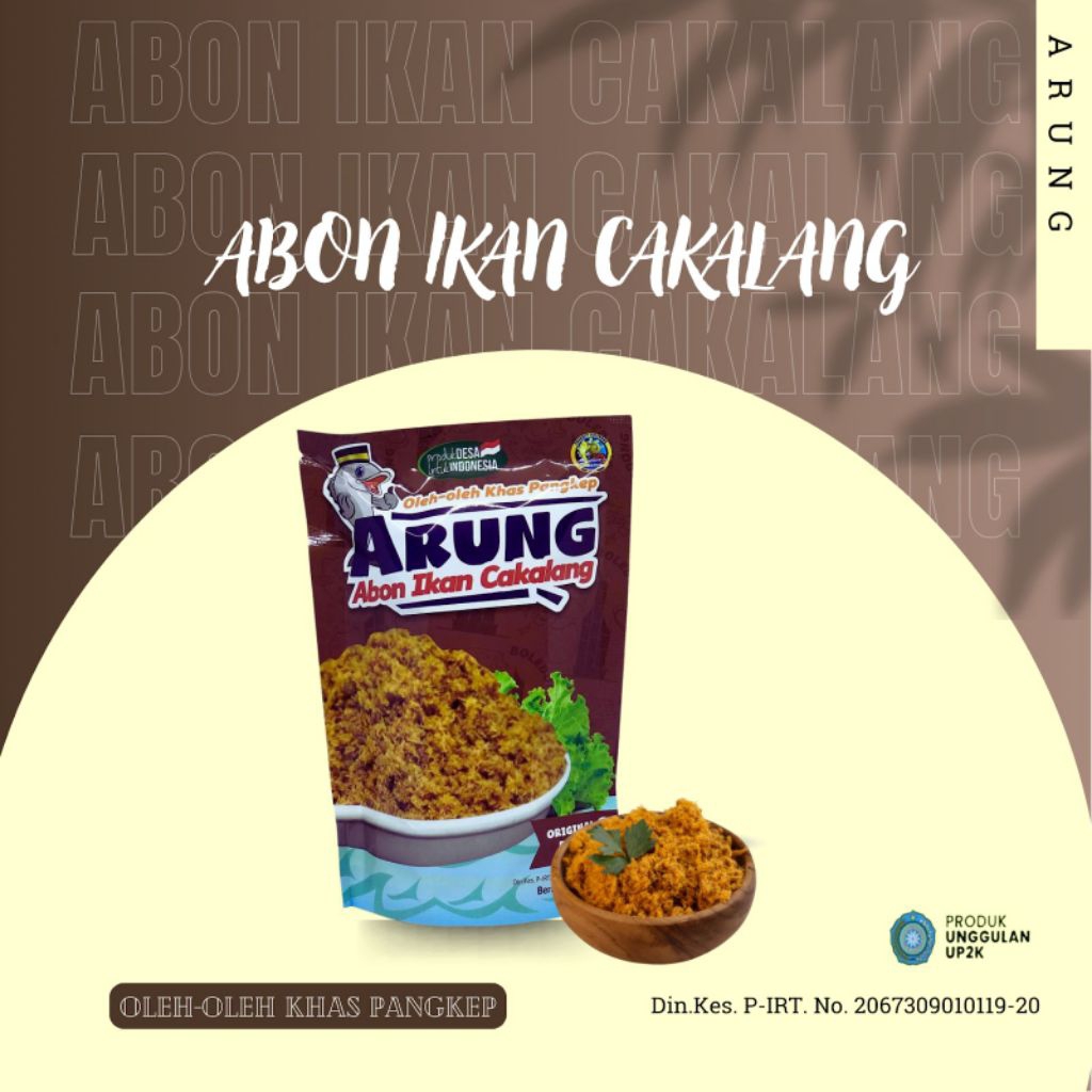 

Abon Ikan Cakalang ARUNG Khas Pangkep