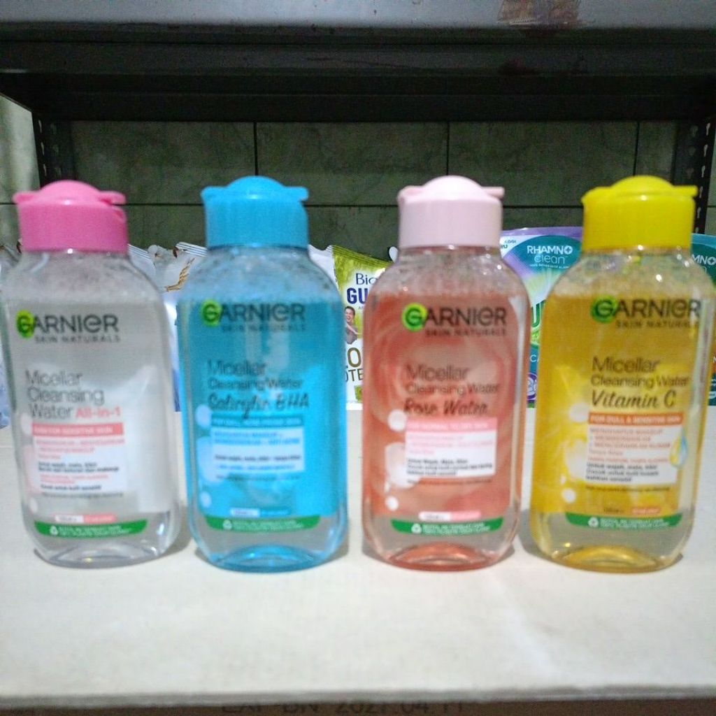 Garnier micellar water 125ml all variant lengkap