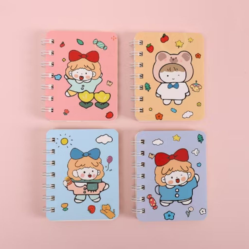 Buku Catatan Kecil Notebook Ring Motif / Notebook Ring Motif / Buku Catatan Ring