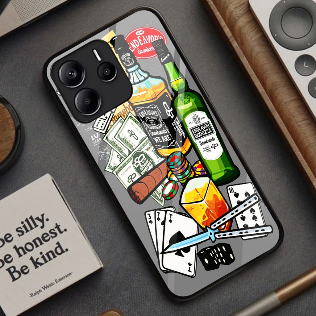 Casing Hp Untuk Redmi Note 14 / Redmi Note 14 Pro - Fashion Botol Case Murah Hardcase Softcase Gloss