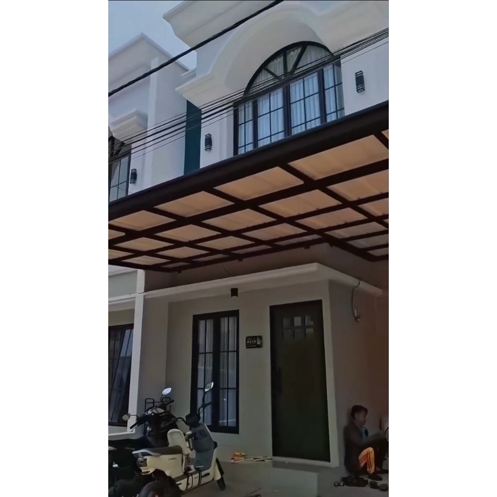 kanopi rumah atap alderon minimalis