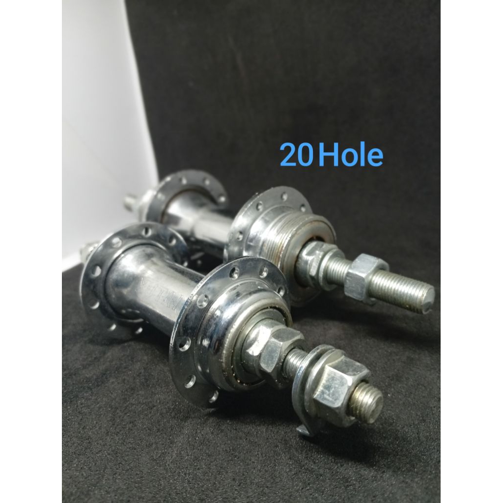 Hub Bos Depan Belakang Set Sepeda Lubang 20 14G | High Quality