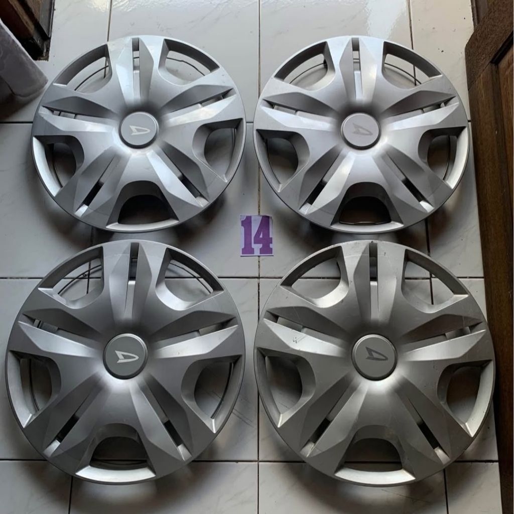 Tutup Velg Wildof Wildop Whell Dop Daihatsu Xenia Ring 14 ORIGINAL COPOTAN  ( Harga Satuan Dengan Ko
