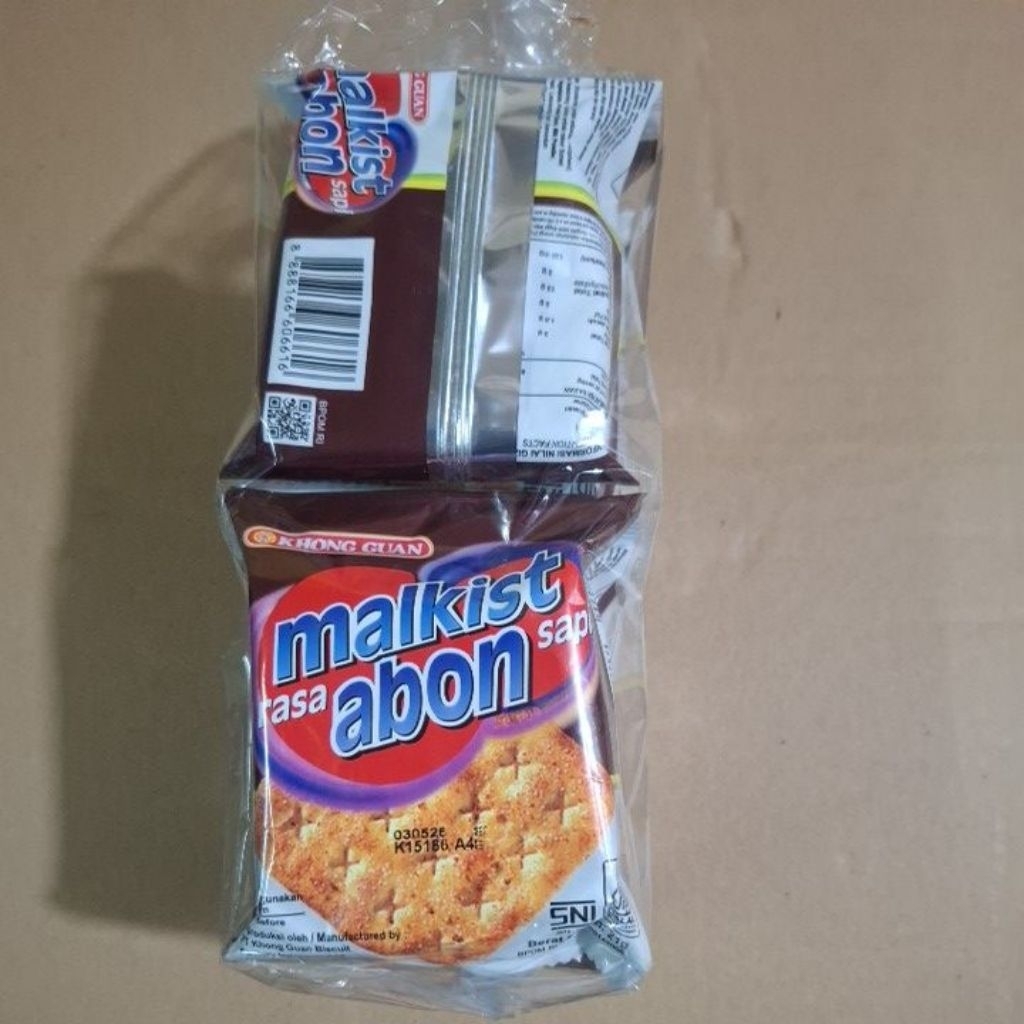 

Roti Khong Guan Malkist abon sapi 21 gram (10 bks)