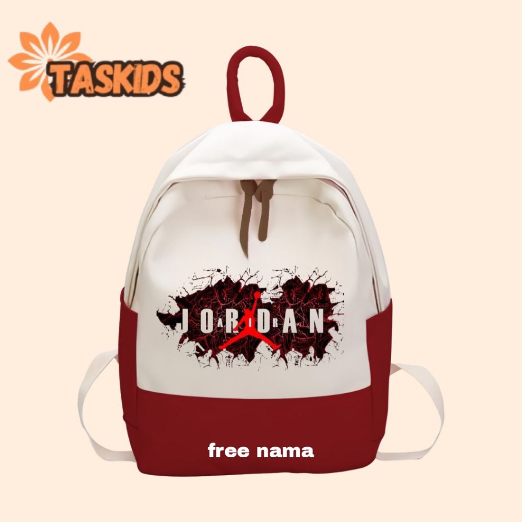 Taskids - Tas ransel anak sekolah tas jordan(free nama)