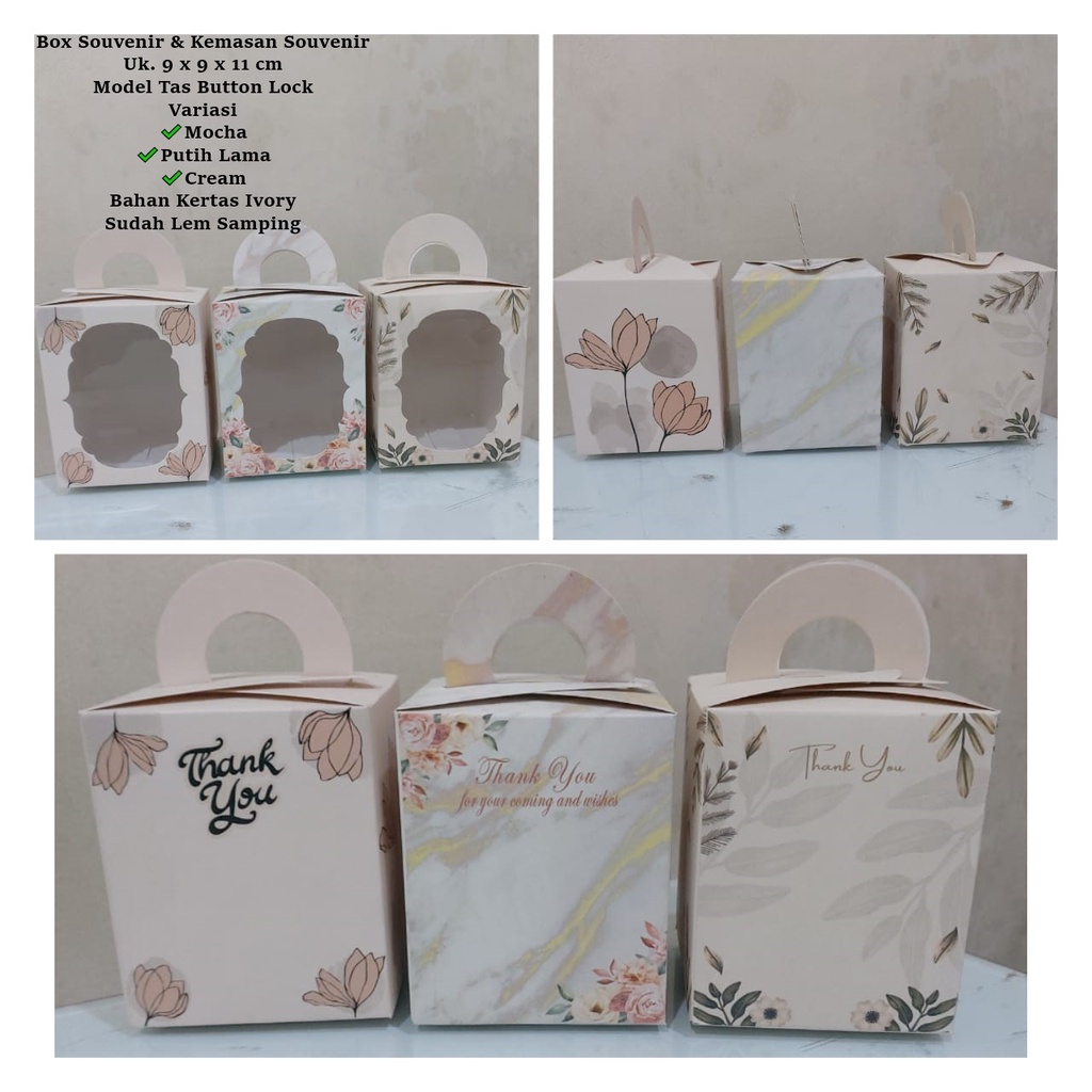 

Paperbox Souvenir / Kemasan Souvenir Uk 9 x 9 x 11 cm