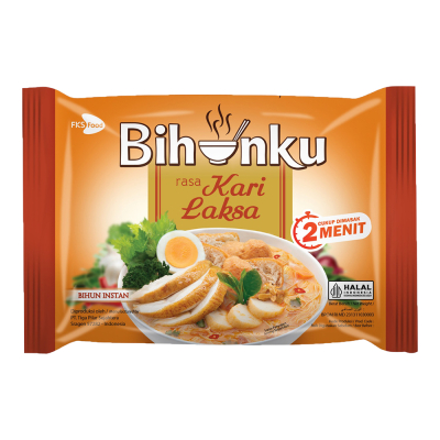 

Bihunku Instant Laksa Noodle - 55g - Bihunku Bihun Instan Kari Laksa 55 g