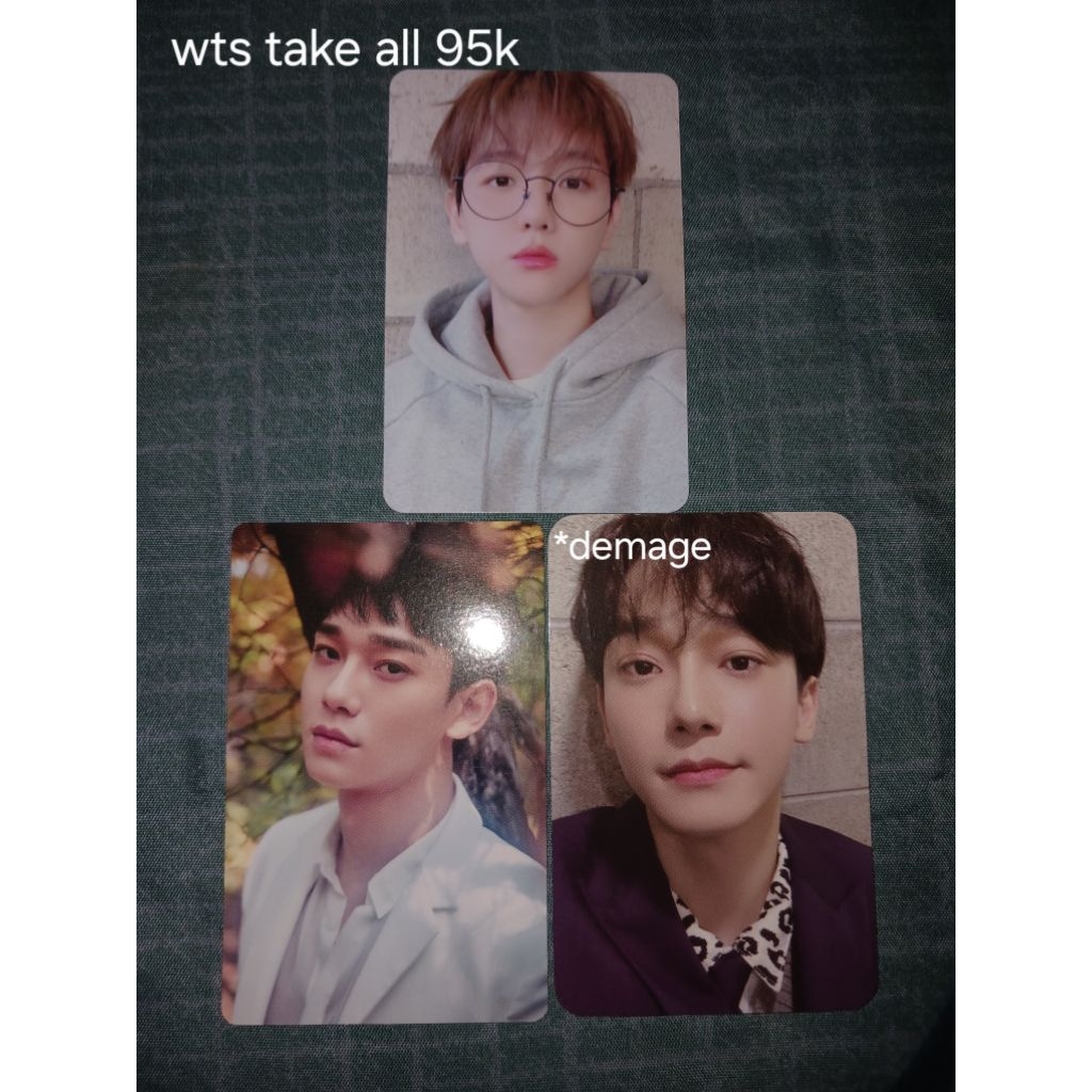 

PHOTOCARD OFFICIAL BAEKHYUN CHEN EXO