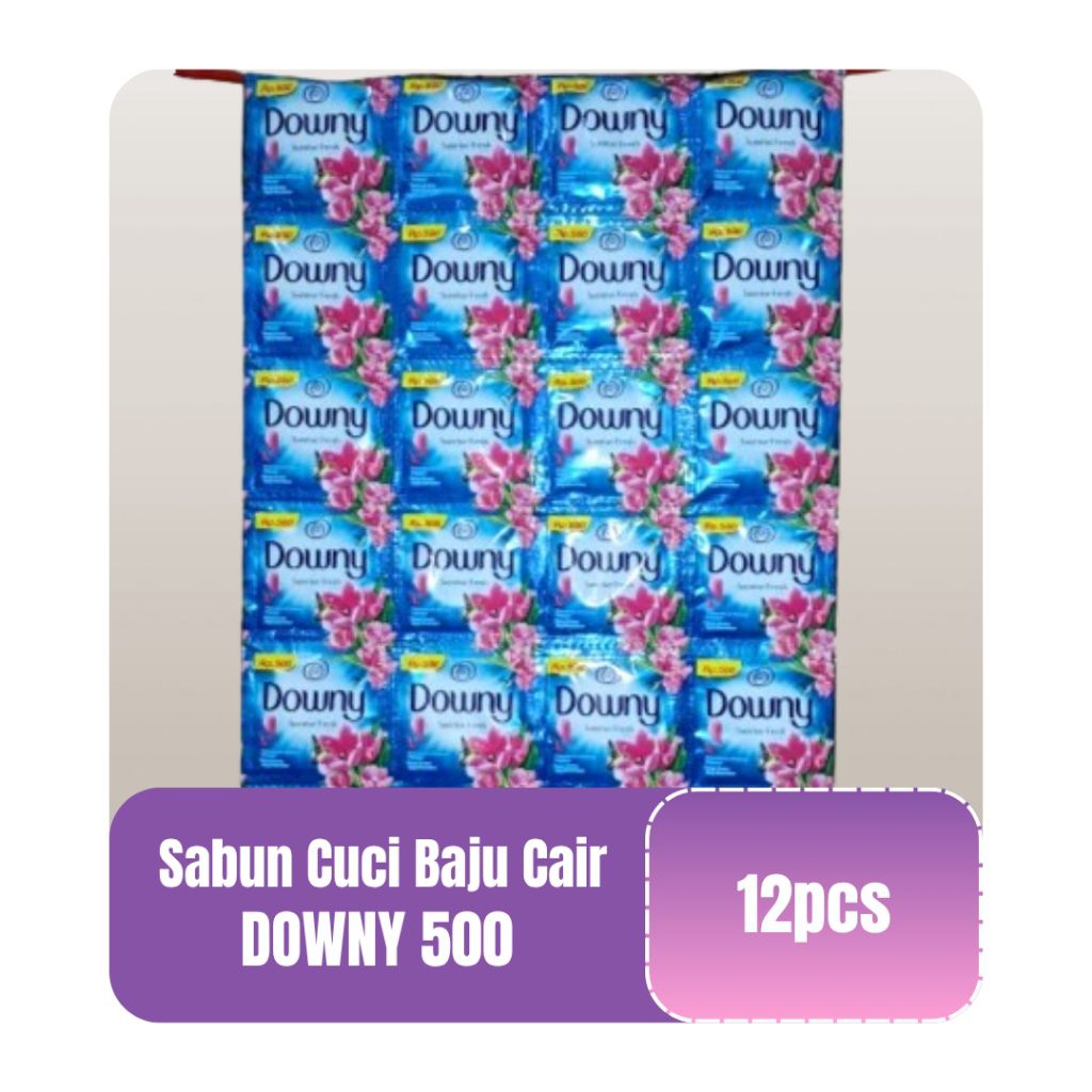 PROMO 48PCS DOWNY PEWANGI PAKAIAN | Downy 500an | Pewangi Pakaian | Downy Cair | Sabun Downy | Pewan
