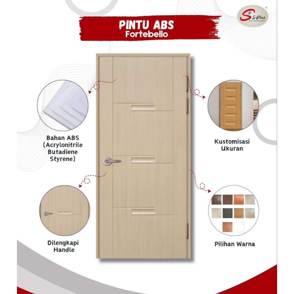 Pintu ABS merek splus / S-PLUS ABS DOOR