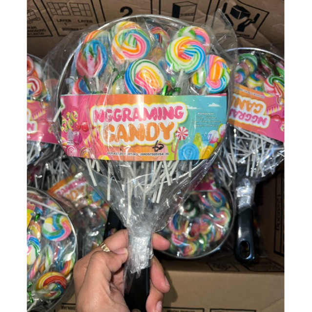 

permen LOLIPOP BULAT isi 60 berhadiah PANCI TERMURAH
