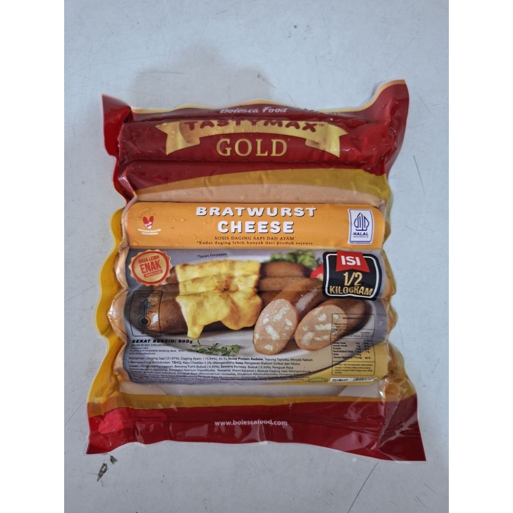 

Tastymax Cheese Bratwurst isi 6pcs
